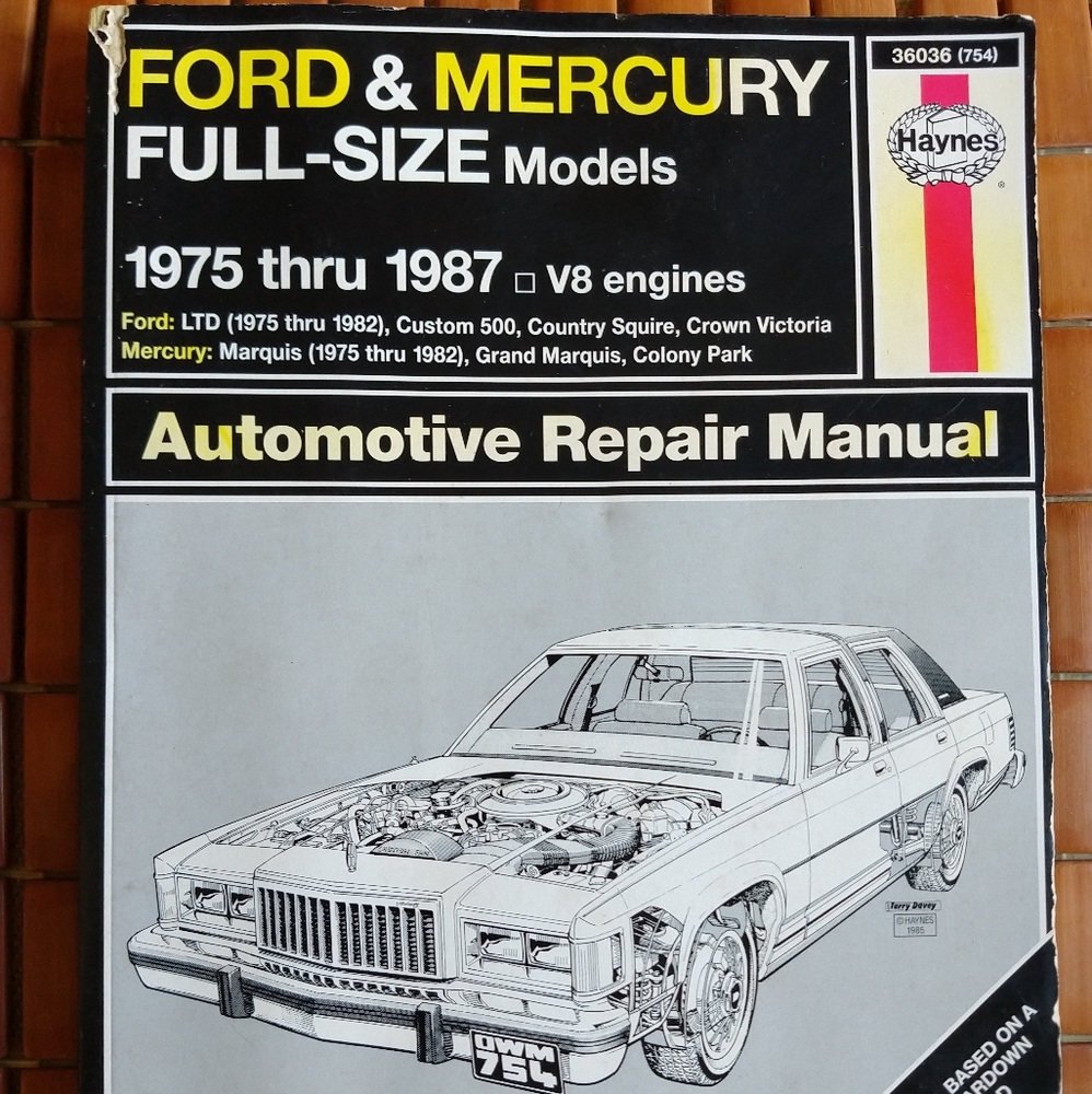 Vintage Haynes Auto Repair Manual